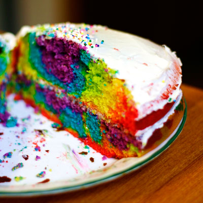rainbow cake