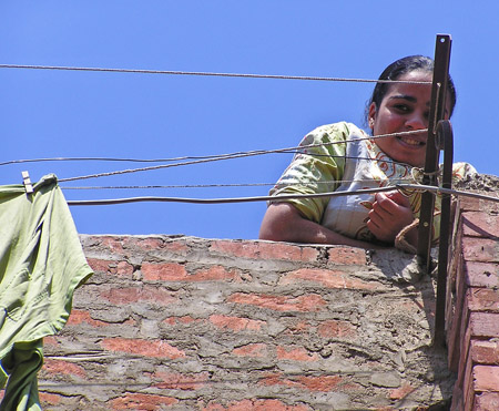Through the Clothes Line